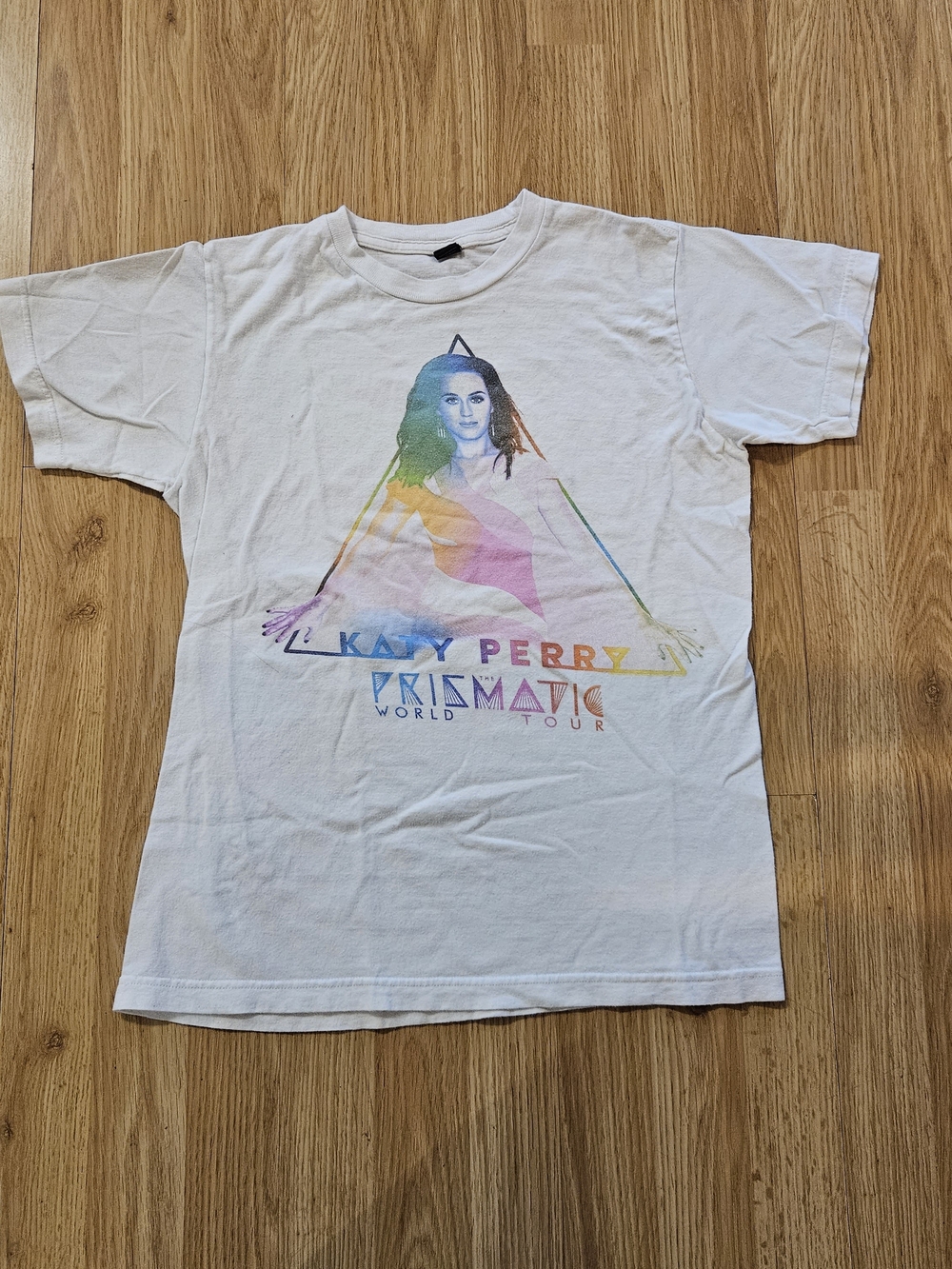 Katy Perry Prismatic World Tour T-Shirt Size Small 100% Cotton